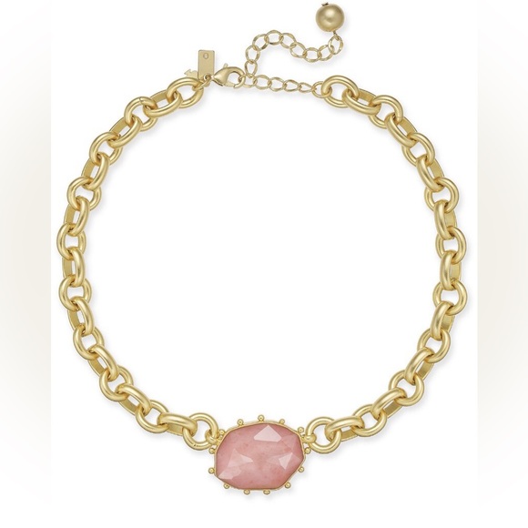 kate spade Jewelry - Kate Spade large Matt yellow gold chain statement necklace